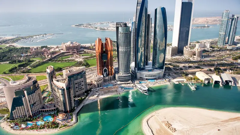 Abu Dhabi Corniche Skyline