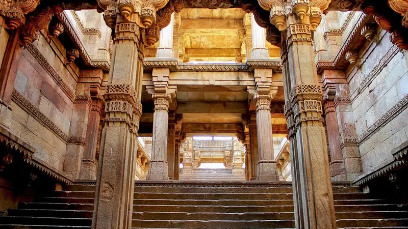 Adalaj Stepwell Heritage Interior