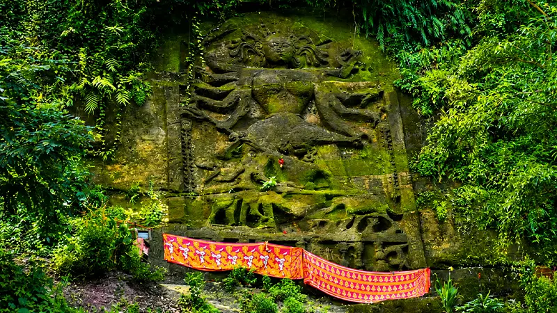 Ancient Hillside Rock Sculptures