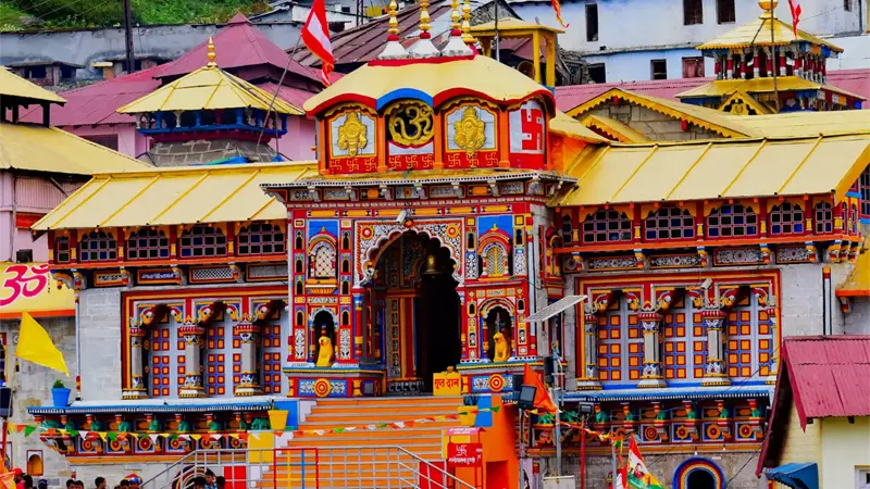 Badrinath Temple Sacred Facade