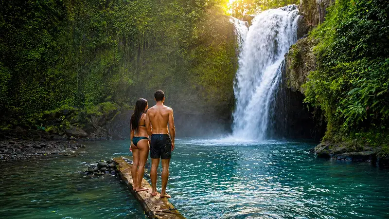 Bali Jungle Waterfall Romantic Viewpoint