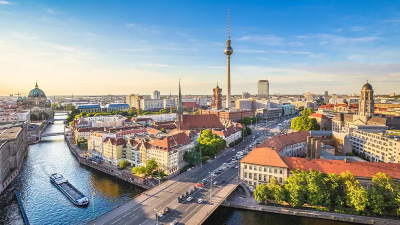Berlin Tv Tower Cityscape