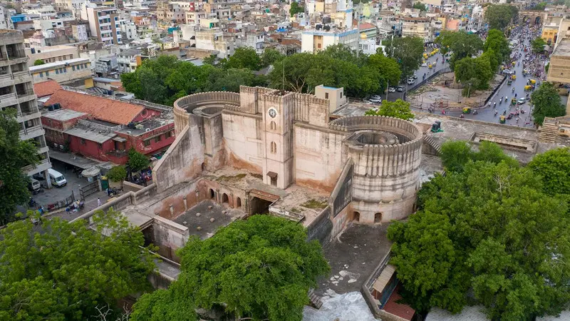 Bhadra Fort Aerial View Ahmedabad