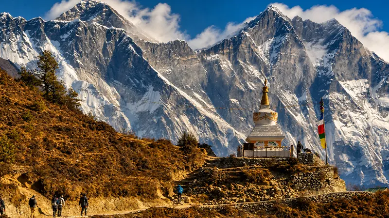 Buddhist Stupa Adi Kailash Trek