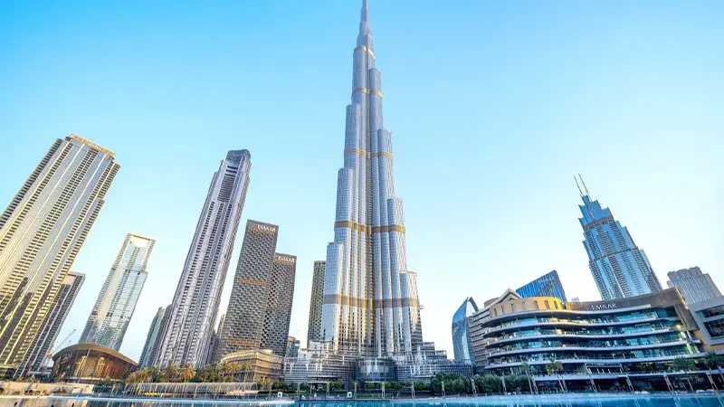 Burj Khalifa Downtown Dubai Skyline