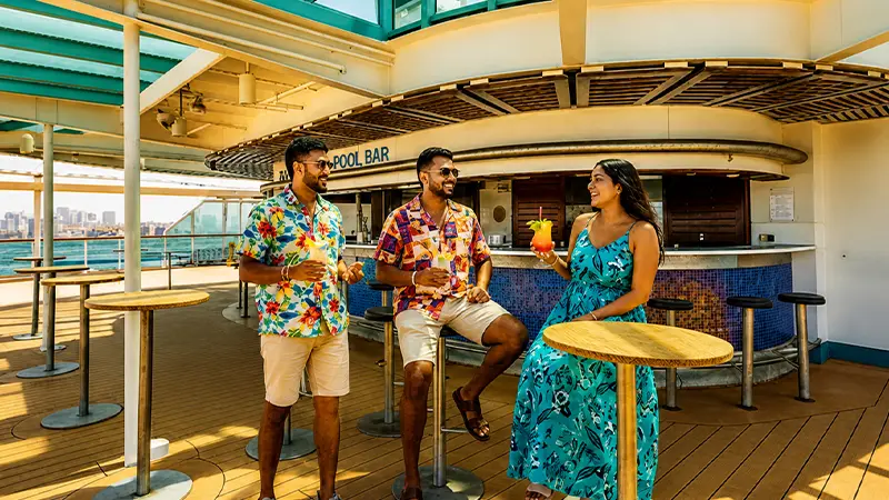 Cordelia Cruise Deck Bar Experience