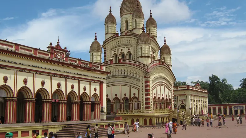 Dakshineswar Kali Temple on the banks of the Hooghly River