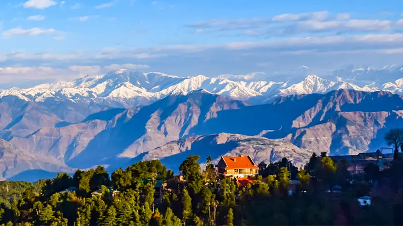 Dalhousie Dhauladhar Mountain Panorama