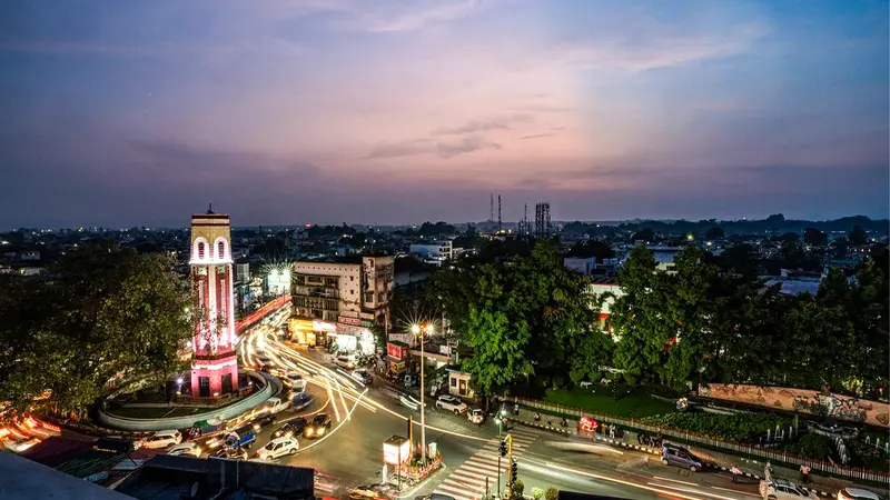 Dehradun Clock Tower Night