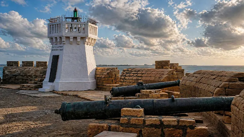 Diu Fort Lighthouse View