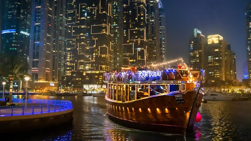Dubai Marina Evening Dhow Cruise