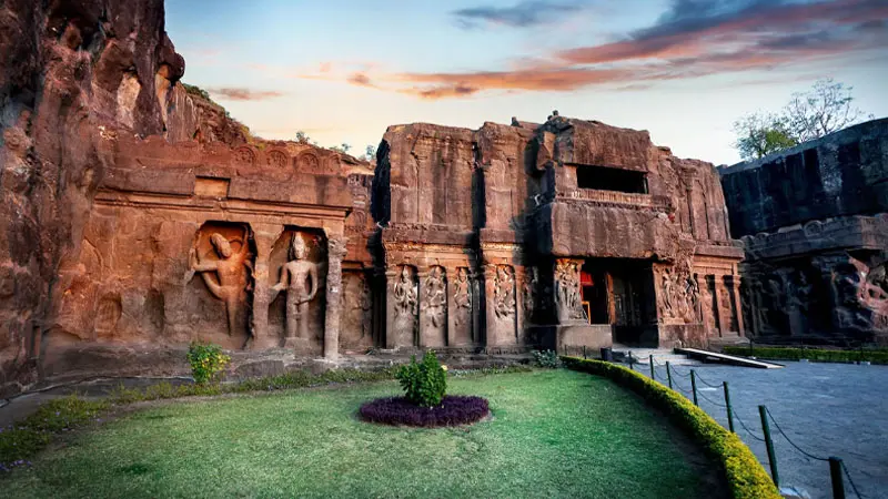 Ellora Caves Rock Cut Monuments Maharashtra