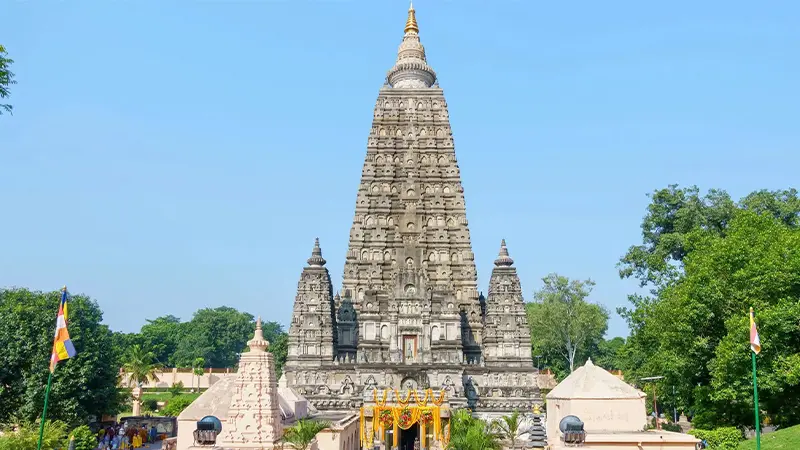 Revered spiritual landmark associated with enlightenment and pilgrimage traditions