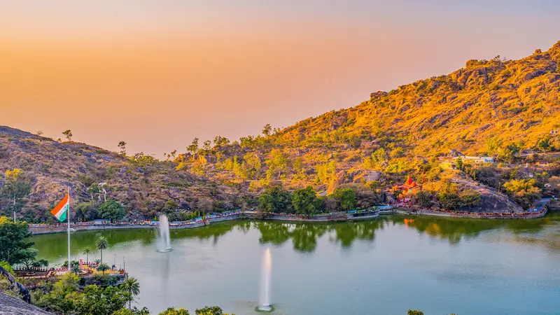 Gabbar Hill Ambaji Sacred Lake View