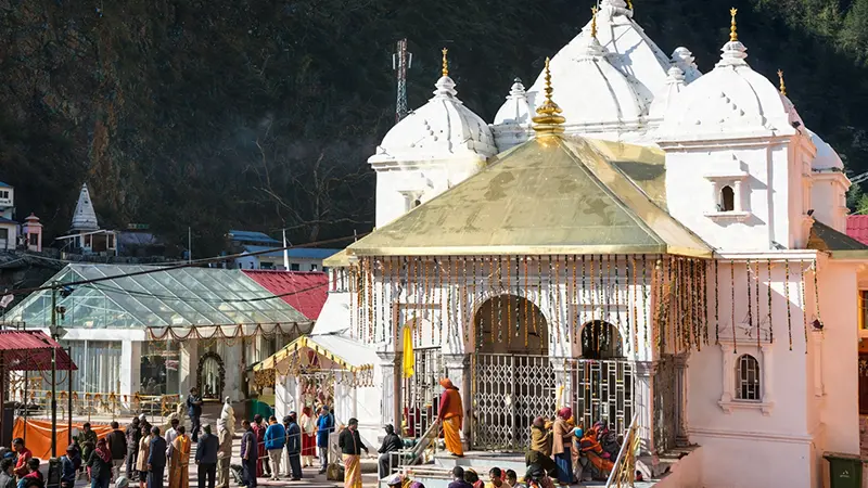 Gangotri Dham Temple dedicated to Goddess Ganga in Uttarakhand