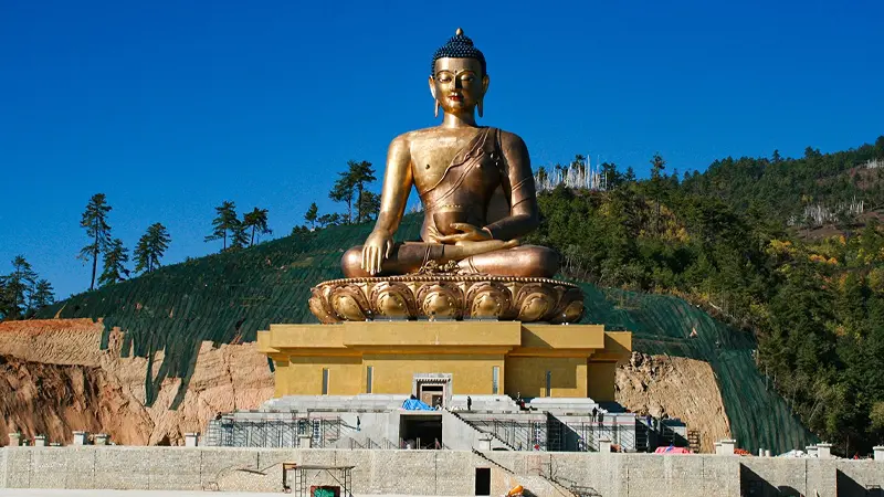 Giant Buddha Statue Rajgir