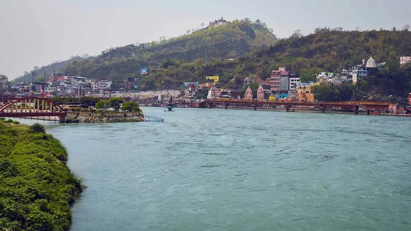 Haridwar Ganga Ghat Trek Route