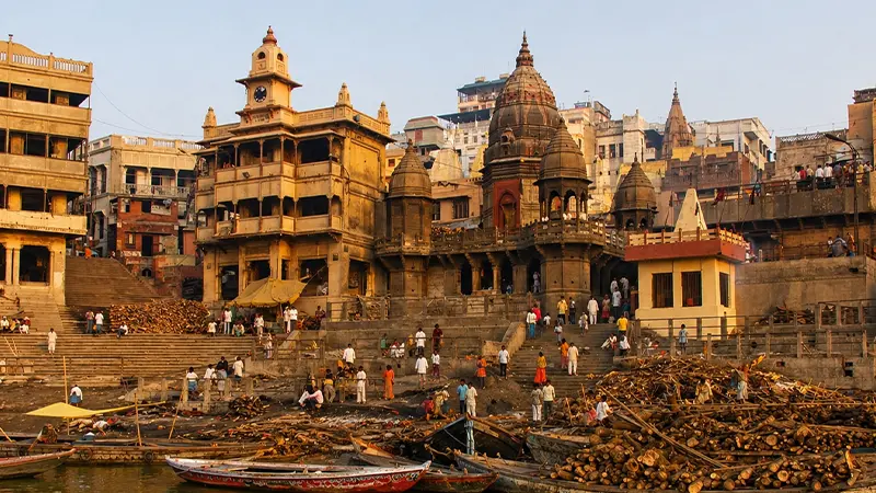 Traditional riverside heritage quarter known for its cultural and spiritual significance