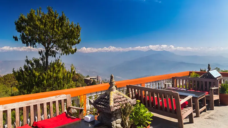 Himalayan Viewpoint Terrace Nepal