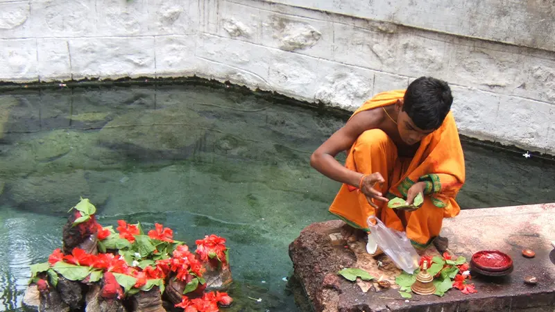 Hindu Temple Sacred Ritual