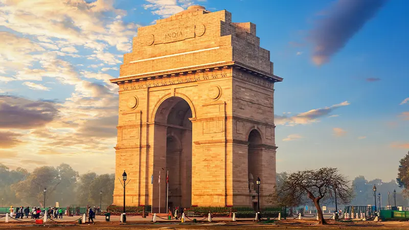 India Gate war memorial landmark in New Delhi