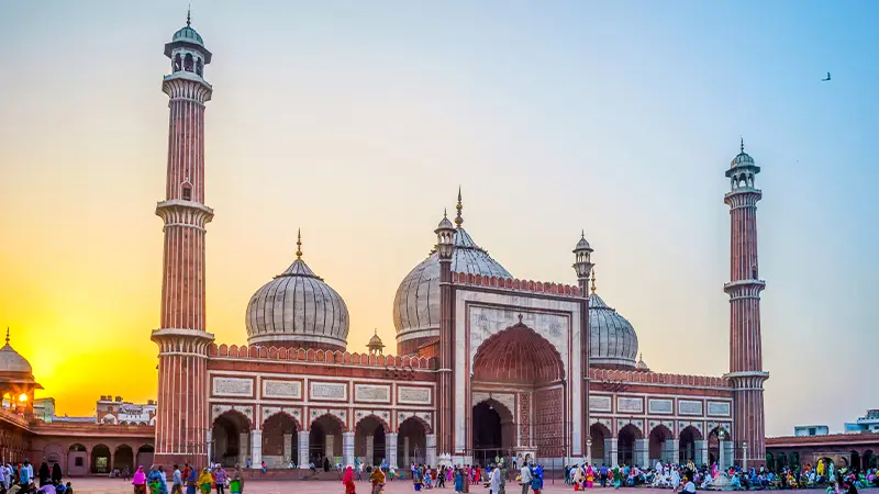 Jama Masjid Old Delhi Sunrise View