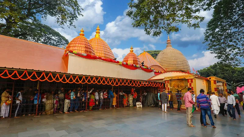 Kamakhya Temple Darshan Queue Guwahati Assam