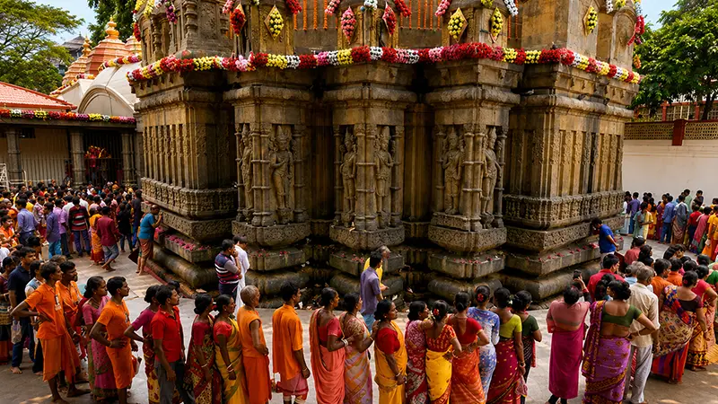 Kamakhya Temple Darshan Queue Guwahati