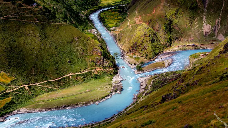 Karnali River Valley Nepal