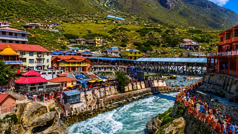 Kedarnath Temple Market Bridge