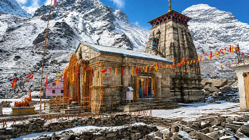 Kedarnath Temple Side Elevation