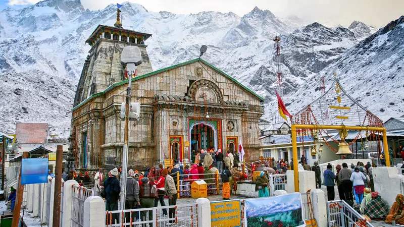 Kedarnath Temple Winter Darshan