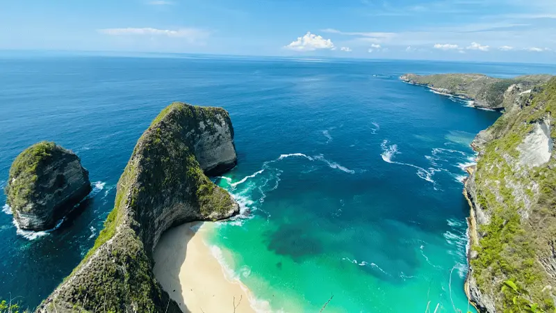 Kelingking Cliff Panoramic View Bali