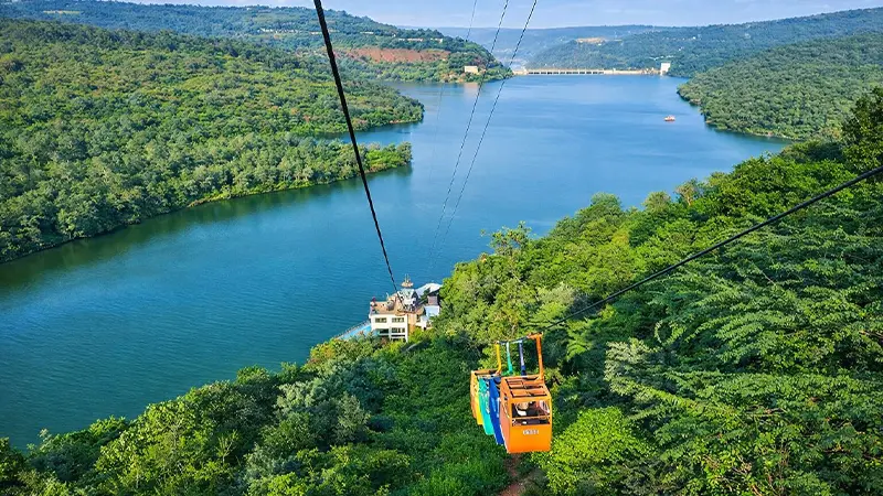 Krishna Gorge Ropeway View