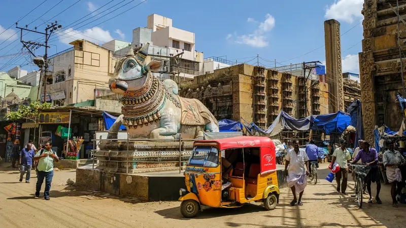 Madurai Nandi Statue Square
