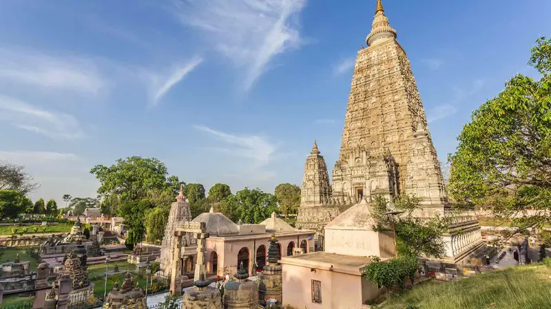 Mahabodhi Temple Complex in Bodh Gaya UNESCO World Heritage Site