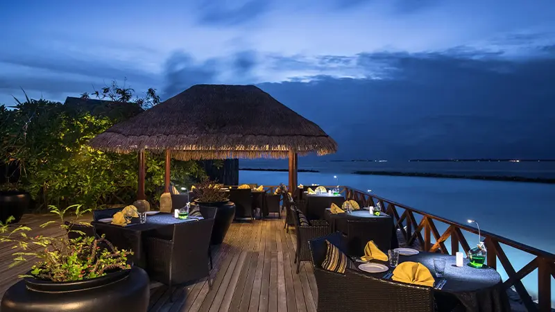 Maldives Beachfront Fine Dining