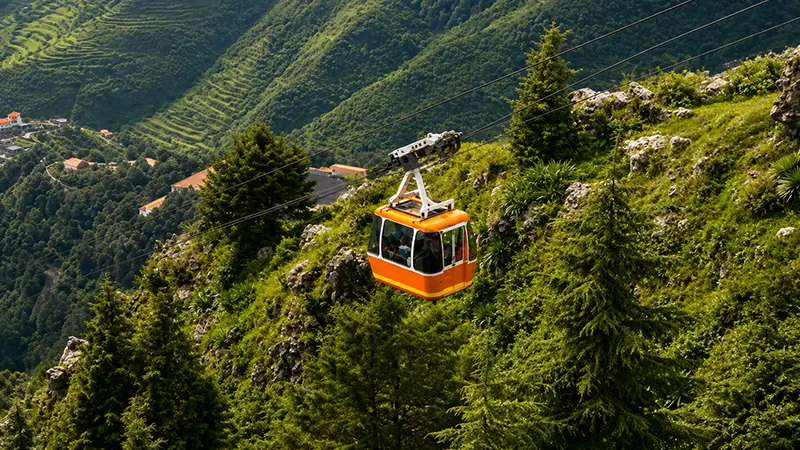 Mountain Ropeway Journey Green Valley