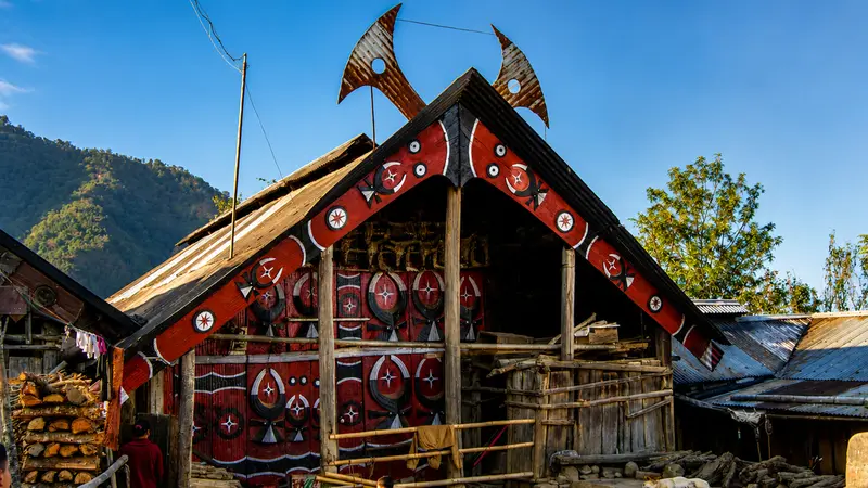 Nagaland Traditional Heritage Village House