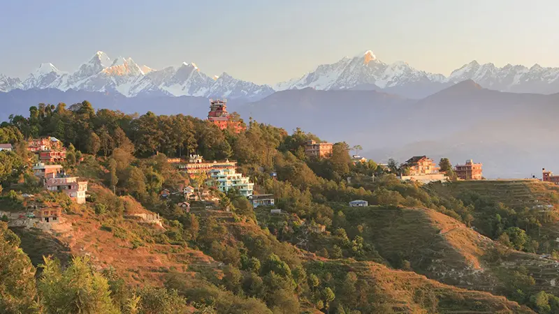 Nagarkot Himalayan Mountain View