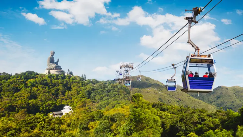 Ngong Ping Cable Car with Big Buddha