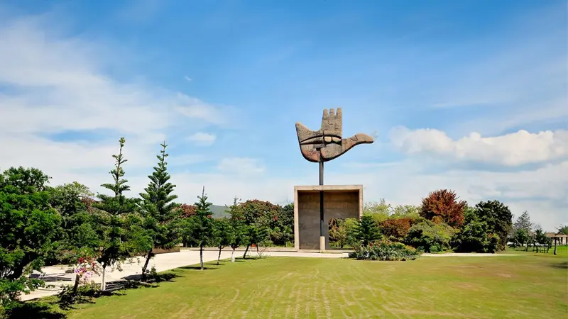 Open Hand Monument at Capitol Complex Chandigarh