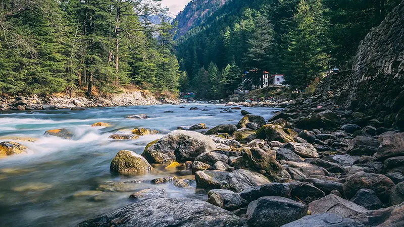 Parvati River in Kasol