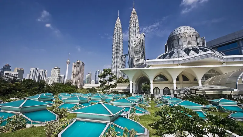 Petronas Towers Kuala Lumpur Cityscape