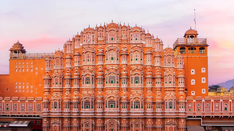 Pink City Royal Palace Facade