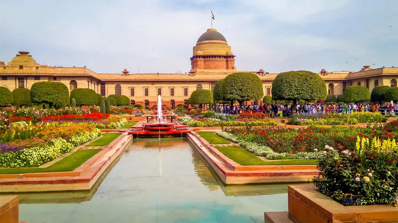 Rashtrapati Bhavan Mughal Gardens Delhi