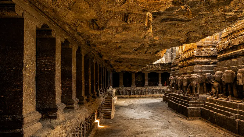 Rock Cut Pillared Gallery