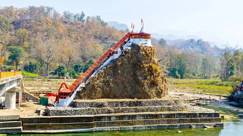 Sacred Hilltop Rock Shrine Riverside