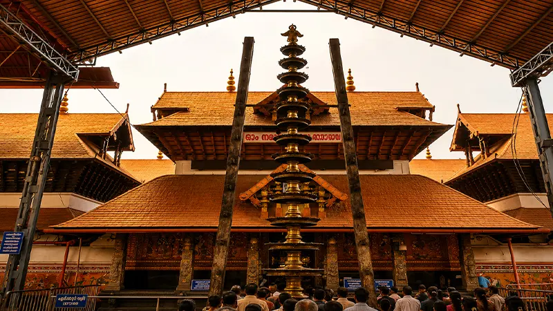 Sacred Lamp Tower Courtyard