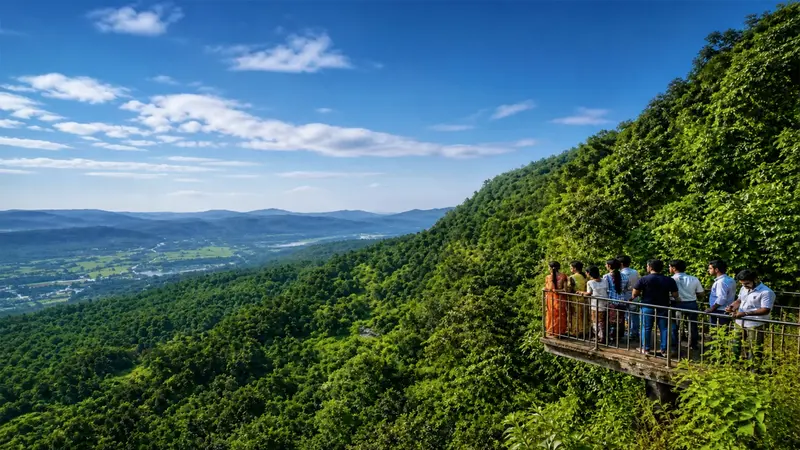 Satpura Hills Narmada Valley Viewpoint